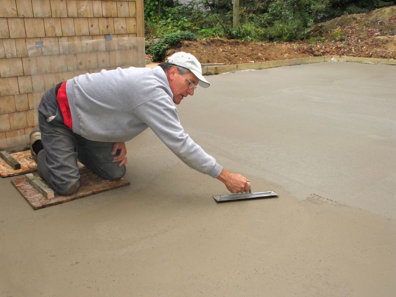 Concrete sealing process