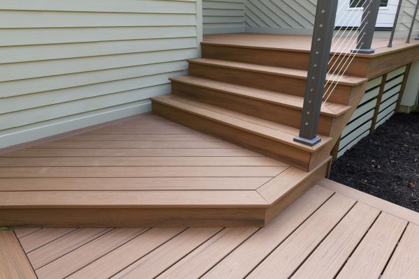 Patio Staircase Construction in Greenville