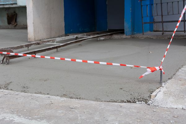 Garage Concrete Replacement in Greenville