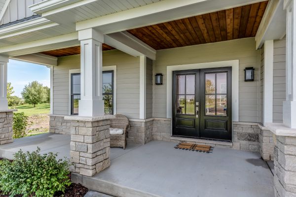 Concrete Porch Construction in Greenville