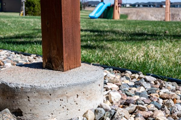 Deck Footing Installation in Greenville