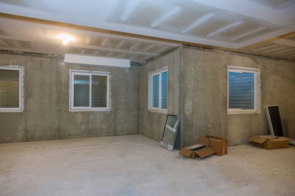 Basement Concrete Installation in Greenville
