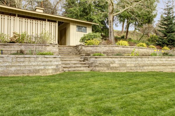 Retaining Wall Construction in Greenville