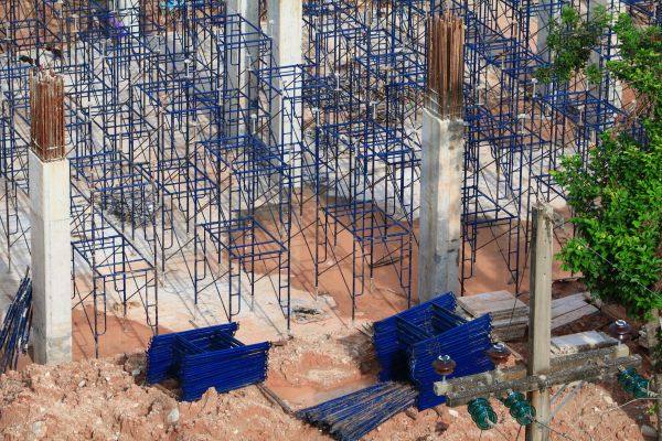 Concrete Pier Construction in Greenville