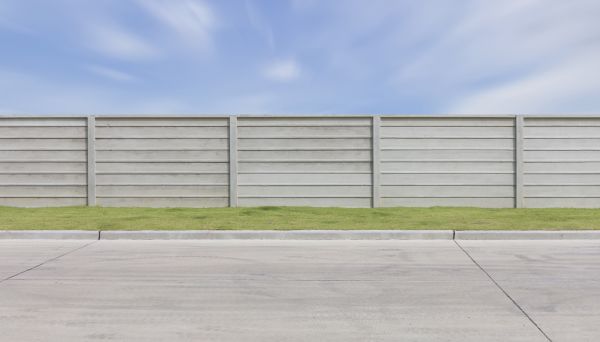 Concrete Fence Installation in Greenville