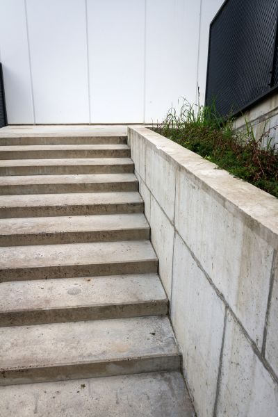 Cement Stair Installation in Greenville