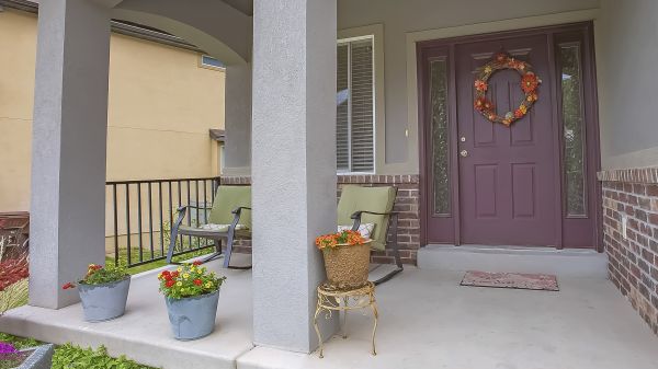 Porch Concrete Laying in Greenville