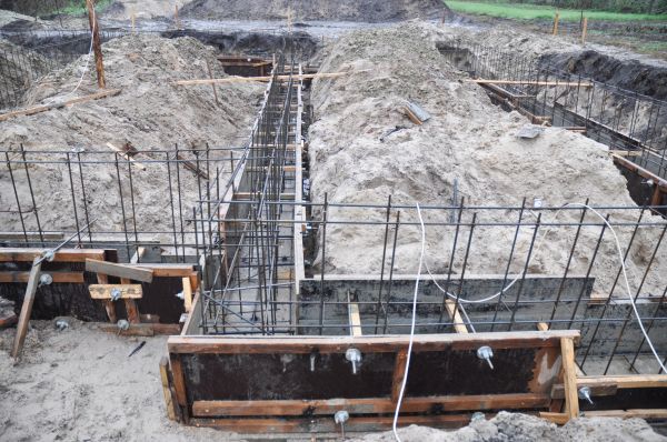 House Footing Construction in Greenville