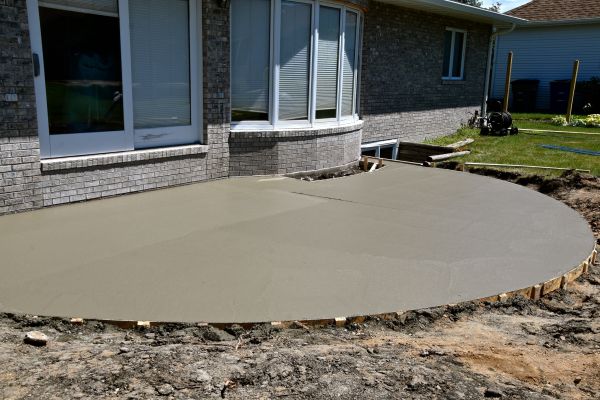 Deck Concrete Construction in Greenville