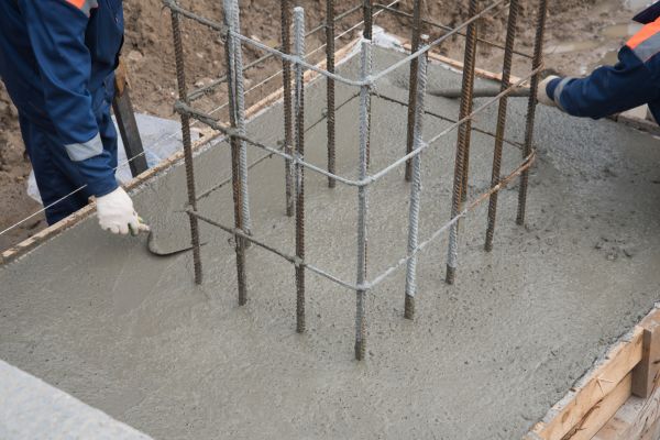 Foundation Pad Construction in Greenville