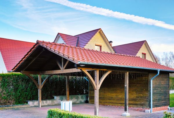 Carport Base Construction in Greenville