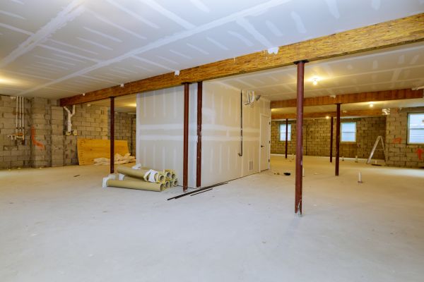 Basement Slab Installation in Greenville
