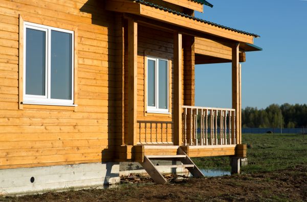Cabin Footing Construction in Greenville