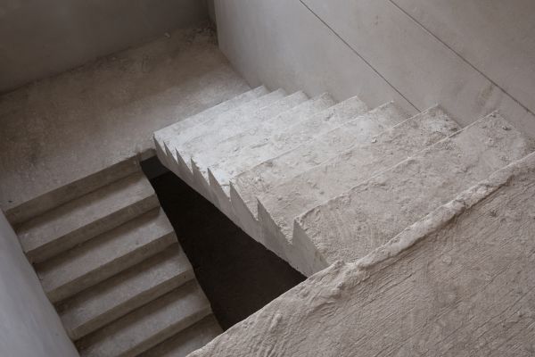 Cement Staircase Construction in Greenville
