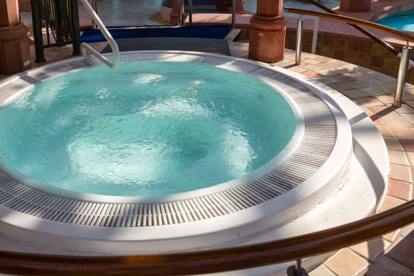 Hot Tub Patio Construction in Greenville