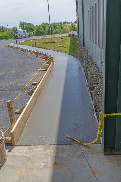 Concrete Sidewalk Paving in Greenville