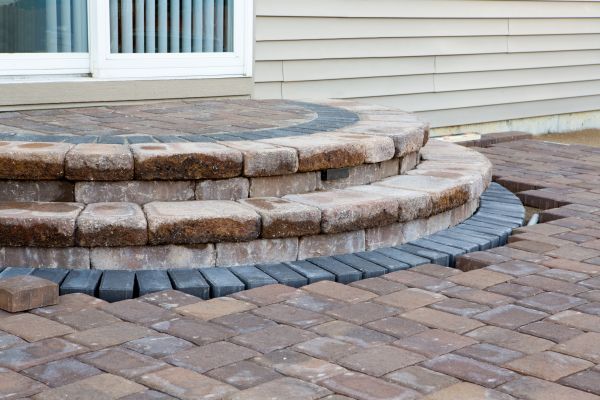 Patio Step Installation in Greenville