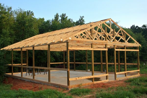 Barn Pad Installation in Greenville