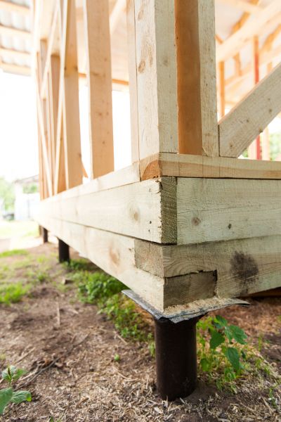 Barn Footing Construction in Greenville